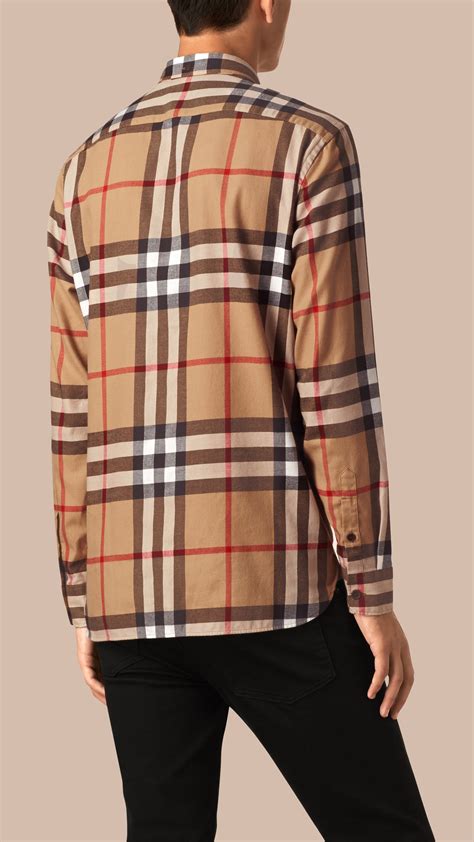 orange burberry shirt mens|Burberry shirts for men.